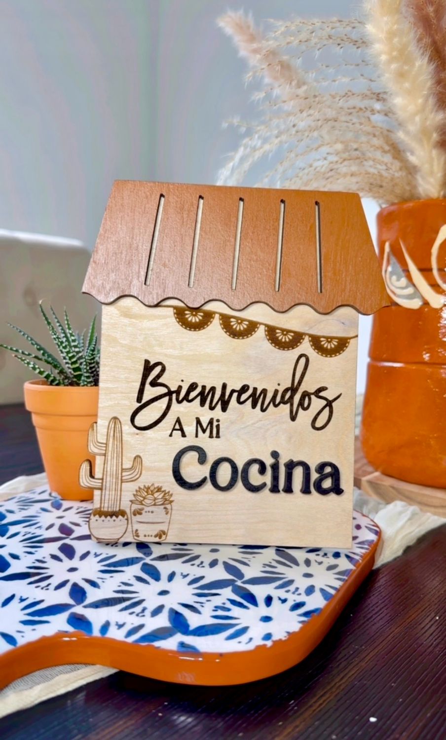 Mi Cocina, Cocina Mexicans, Papel Picado Decor, Food Label Signs Cielito Lindo Theme, Mexican Wedding