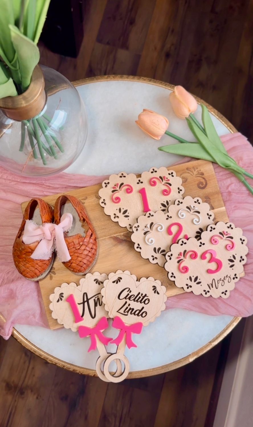 Cielito Lindo Baby Milestones, Cielito Lindo Baby Shower, Papel Picado, Talavera Decor, Mexico Art