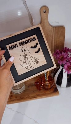Halloween Decor Halloween Ghost , Cocina Mexicana, Cafecito Bar Decor, Mexico Art, Dia De Muertos
