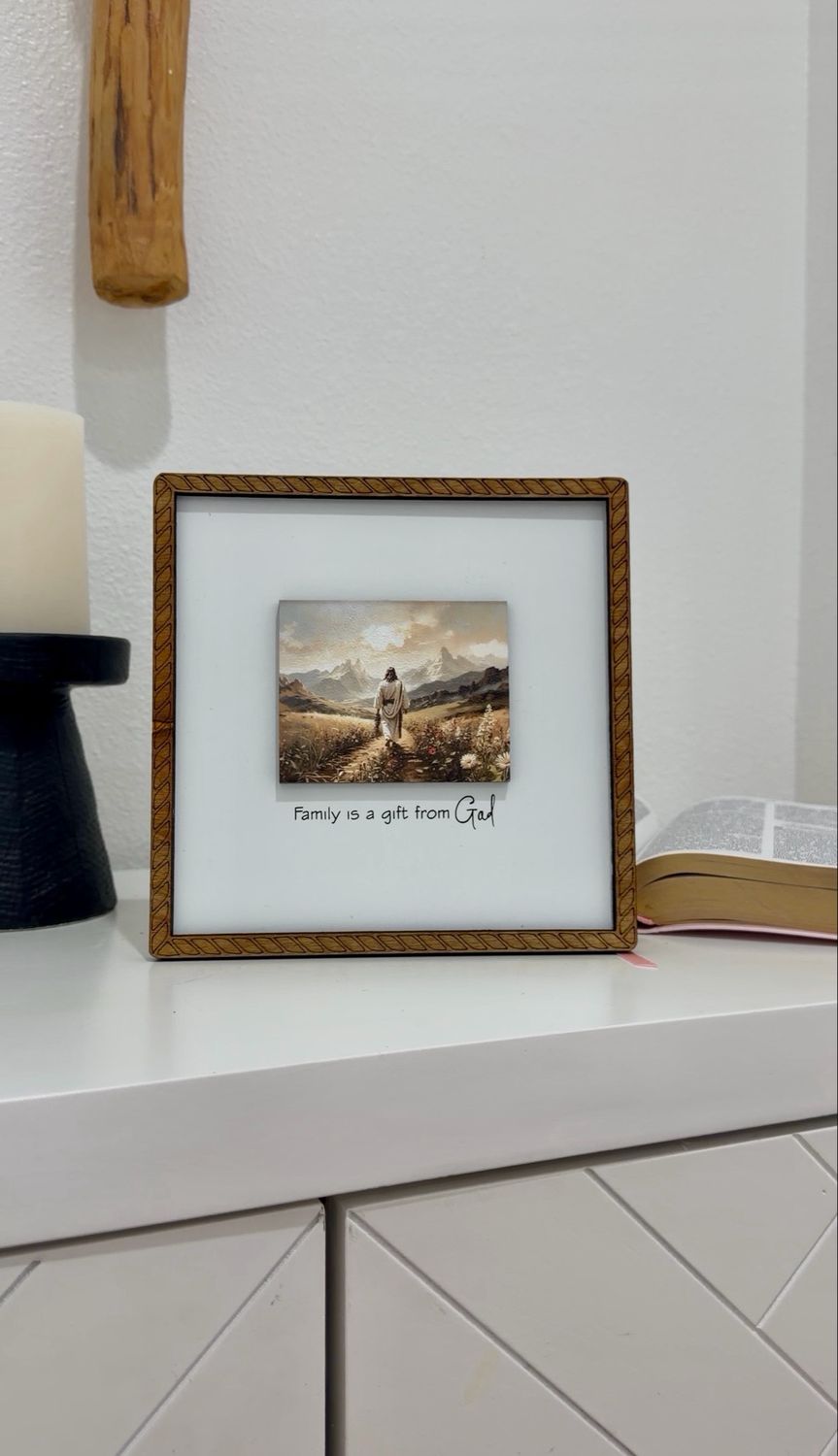 Jesus Modern Frame, Jesus Frame, God, Catholic Gift, Mothers Day Gift