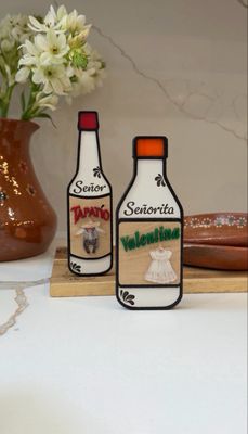 Gender Reveal Hot Sauce, Spicy Snacks, Tapatio Salsa Picante, Bebe Mexicano, Salsa Valentina, Bebe en Camino,