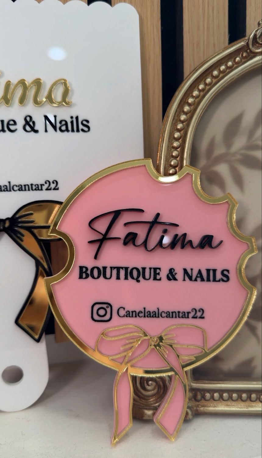 Personalized Nail Artist Desk Decor, Nail Tech Signs, Finger Nail Decor, Prop for Nail Techs