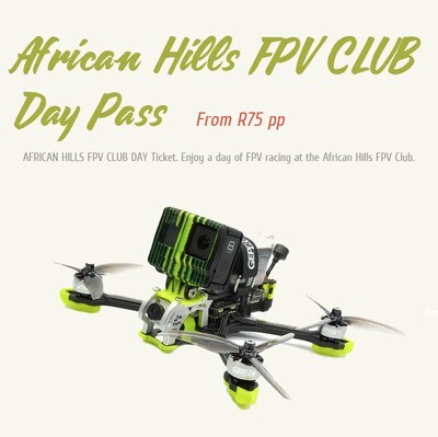 African Hills FPV Day Pass Ticket
