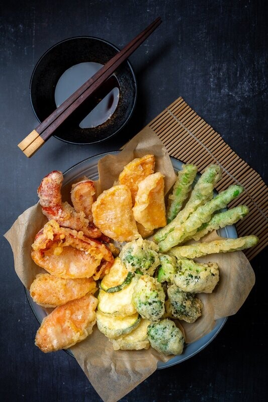 Mixed Vegetables Tempura (Vegan)