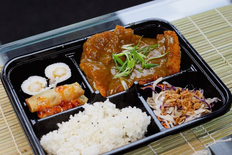 Japanese Katsu Curry Bento Box