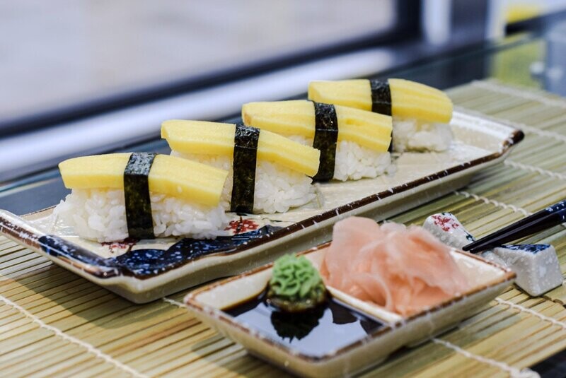 Tamago Nigiri (Vegetarian)