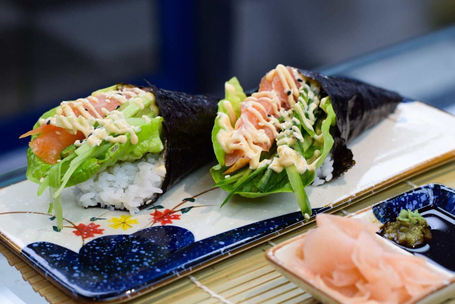 Smoked Salmon and Cucumber Temaki