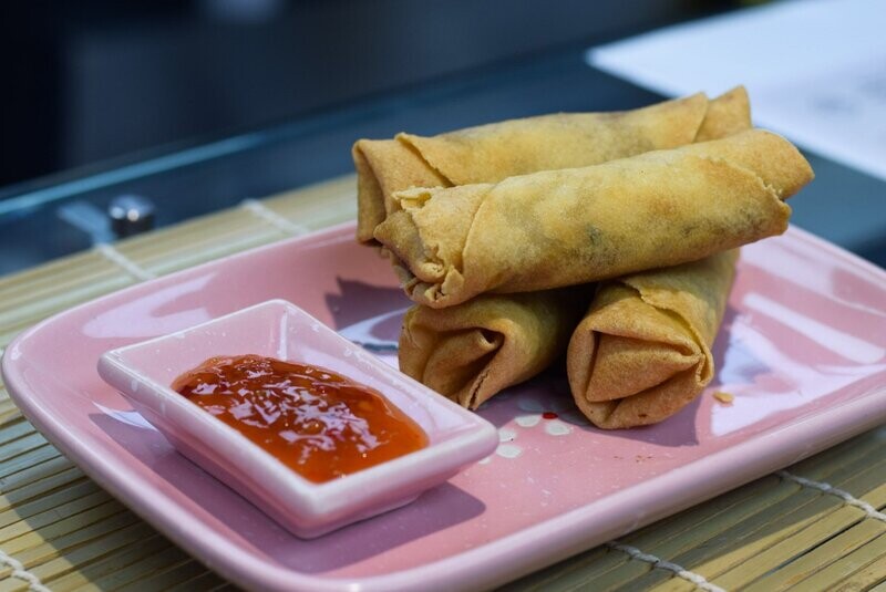 Vegetable Spring Rolls (6pcs) Vegan