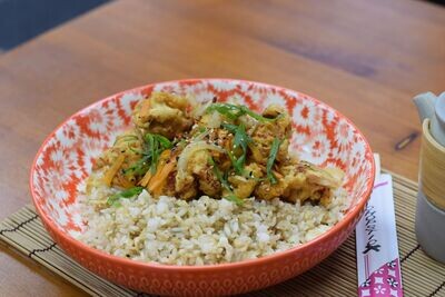 Salt & Pepper Chicken with Egg Fried Rice