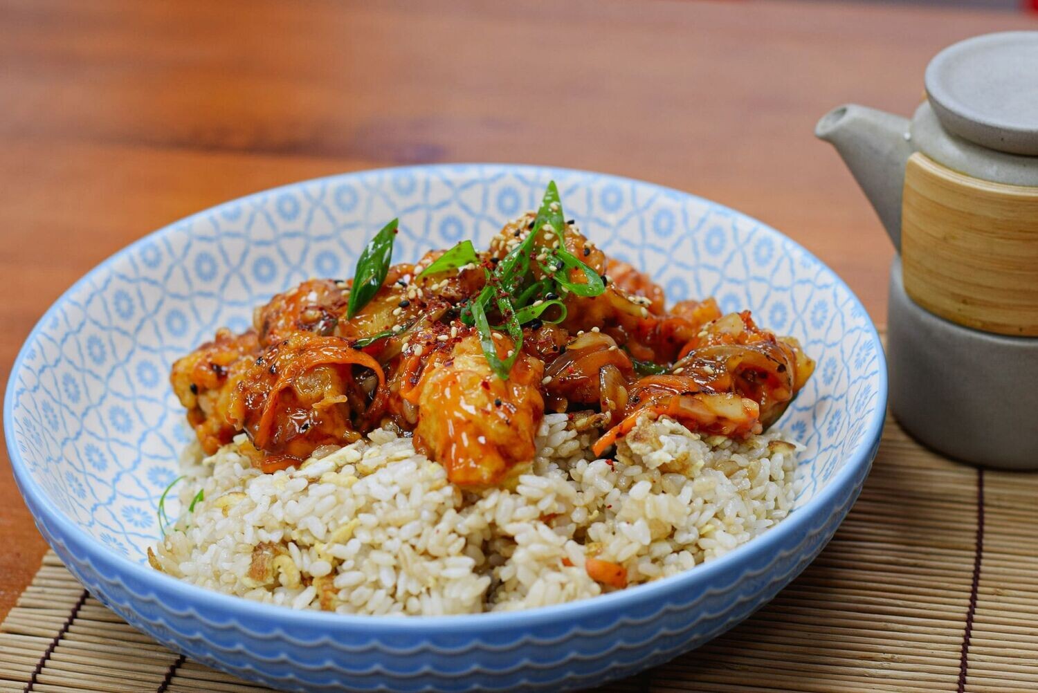 Sweet & Sour Chicken with Egg Fried Rice