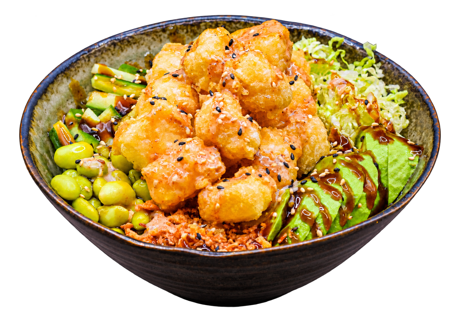Tempura Tofu Poke (Vegan)