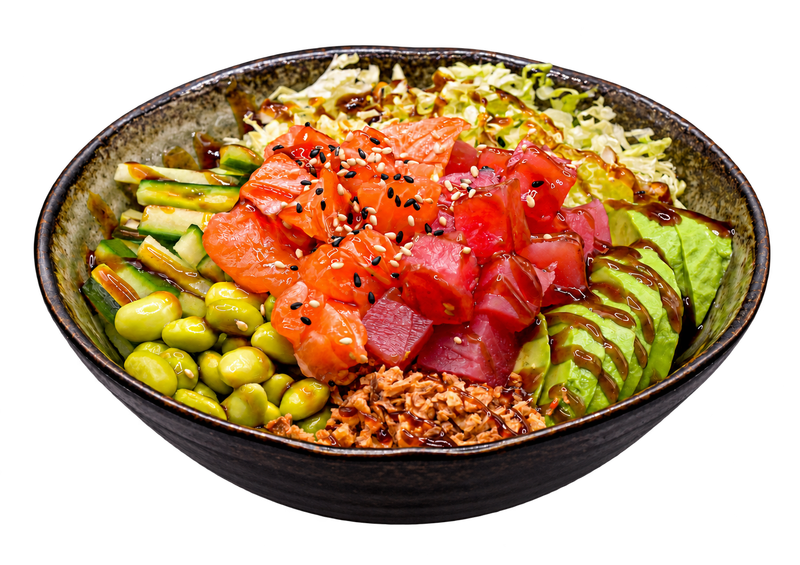 Salmon & Tuna Poke (Raw)