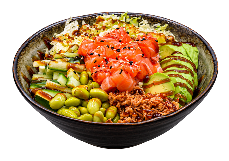Salmon Poke Bowl (Raw)
