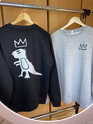 Lsd sweater x dinosaur with crown