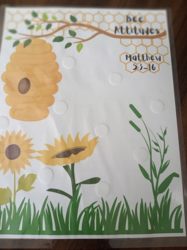 Busy Bees - Be Attitudes Activity