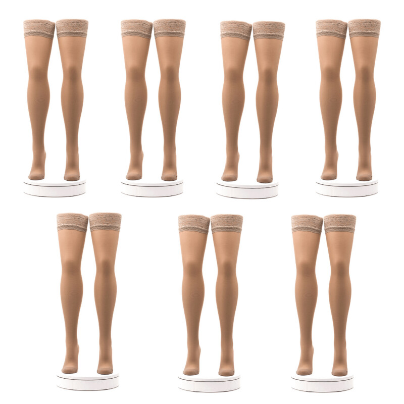 PROMOZIONE 7 PAIA | Autoreggente 70 denari - Calze elastiche compressione graduata riposante