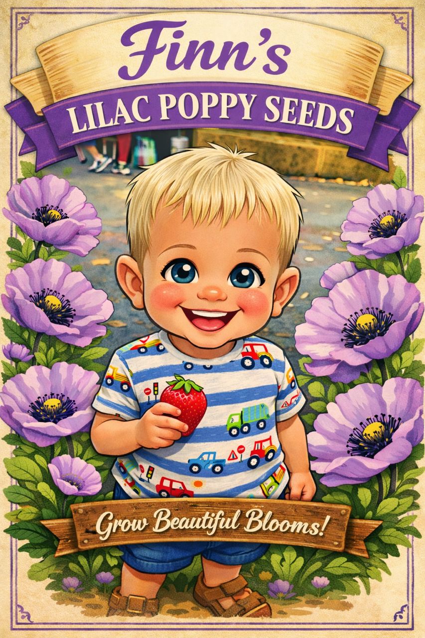 Finn's Lilac Poppies