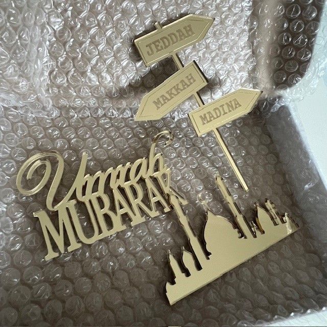 Umrah Mubarak set 3 taarttoppers