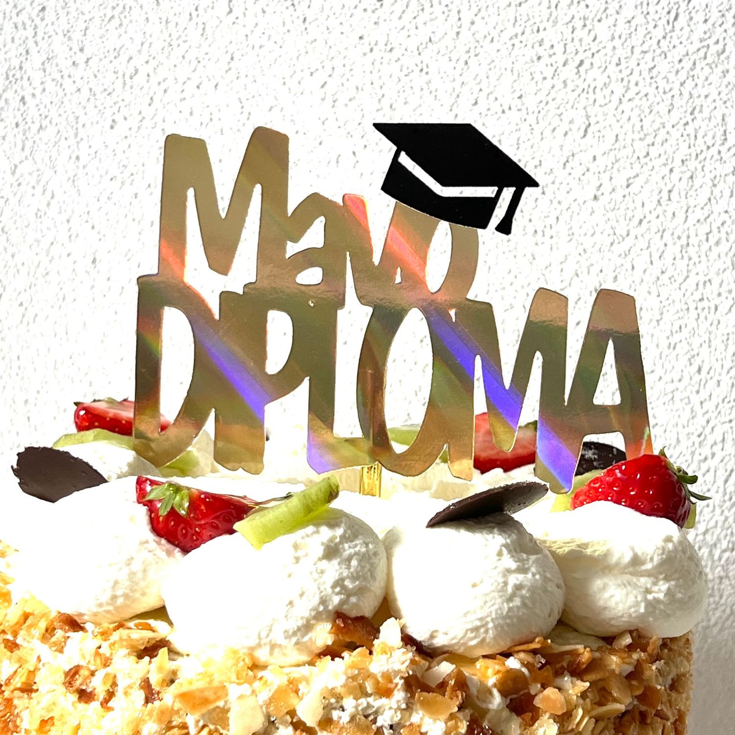 Geslaagd Mavo diploma taarttopper