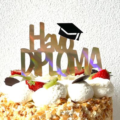 Geslaagd Havo diploma taarttopper