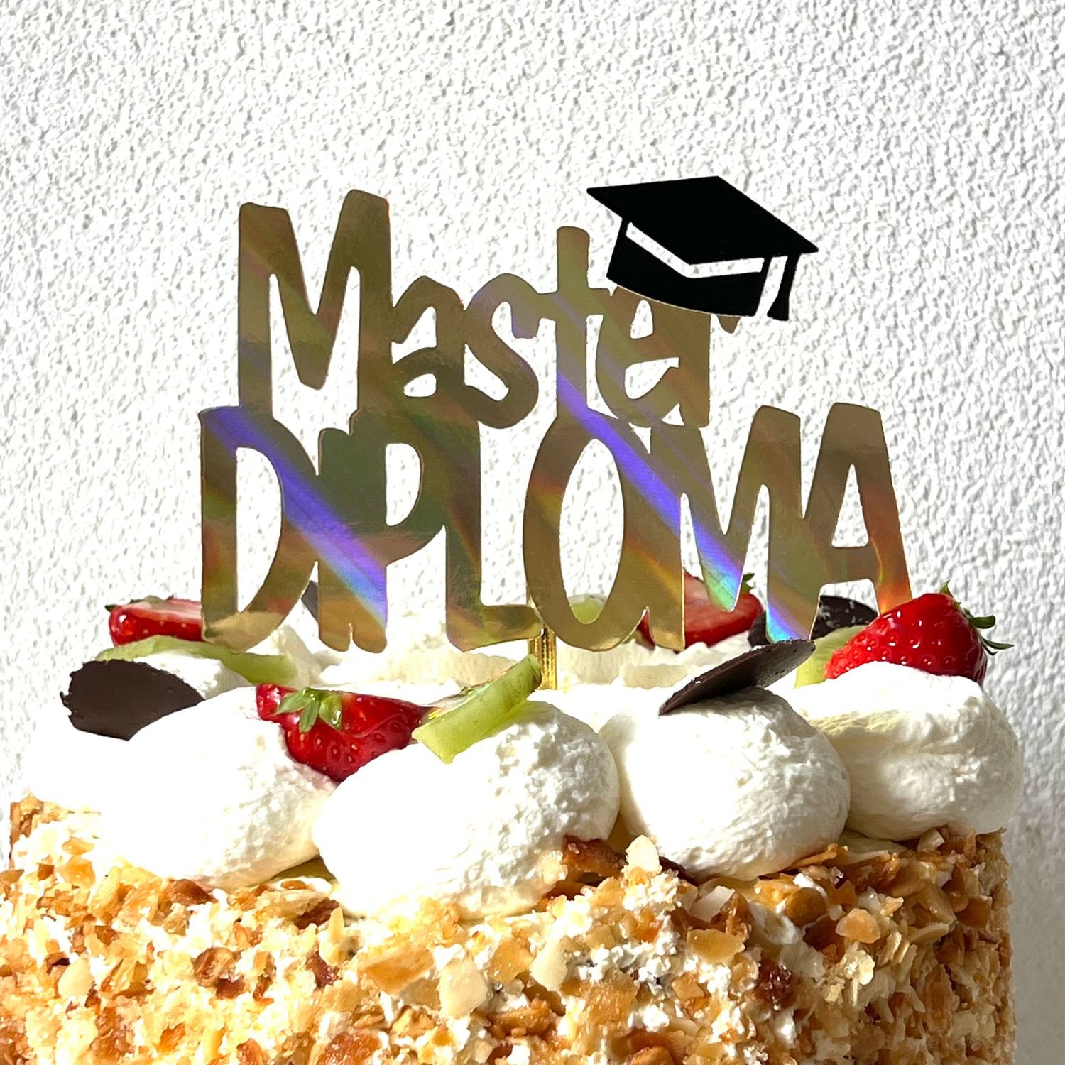 Geslaagd Master diploma taarttopper