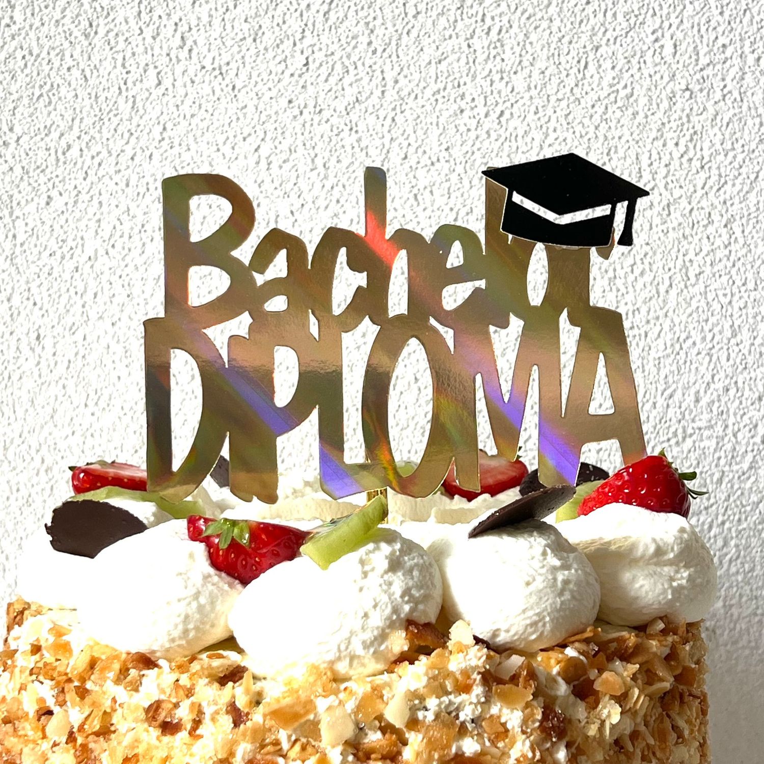 Geslaagd Bachelor diploma taarttopper