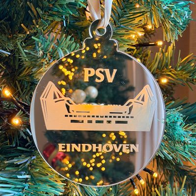 Kersthanger Philips stadion Eindhoven goud