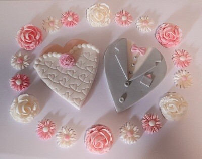 Bride & Groom Cake Decoration