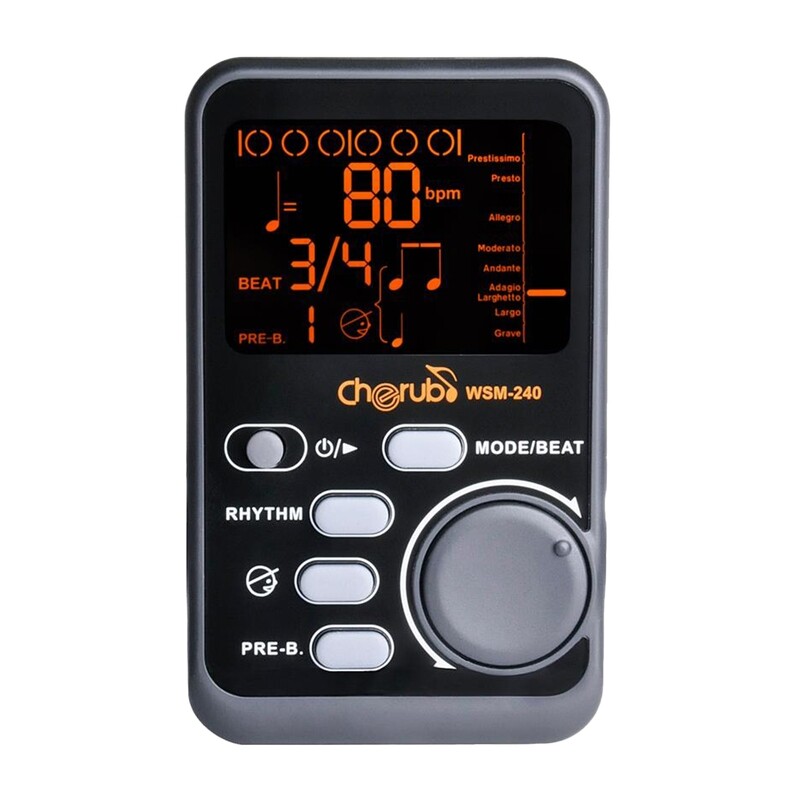 LCD Digital Metronome Tuner Beat Tempo