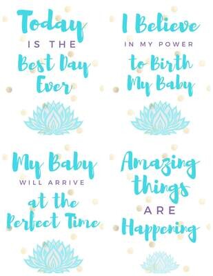 Printable Birth Affirmations - Shop - Birth Eat Love