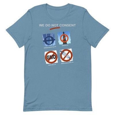 WE DO NOT CONSENT Z-sites 2x2 Short-Sleeve Unisex T-Shirt