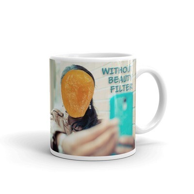 BEAUTY-FILTER-SELFIE White glossy mug