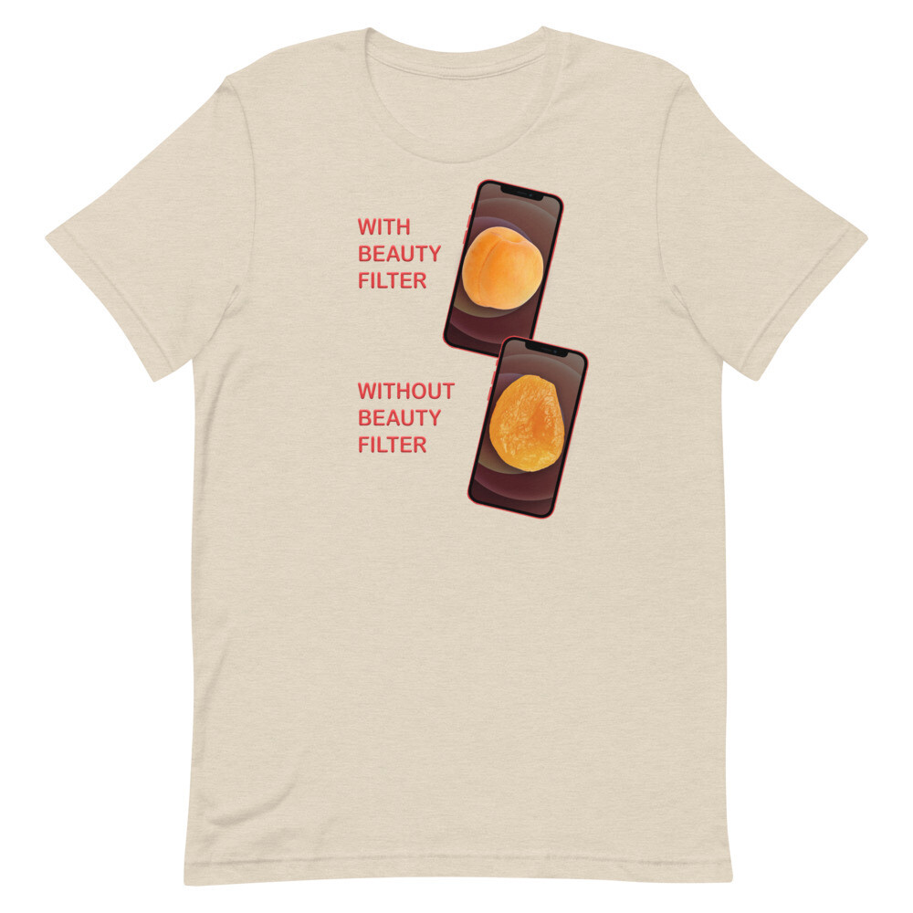 BEAUTY-FILTER-iPhone  Unisex Staple T-Shirt