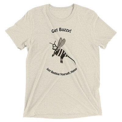 GET BUZZY BEE Tri-Blend Short Sleeve T-shirt