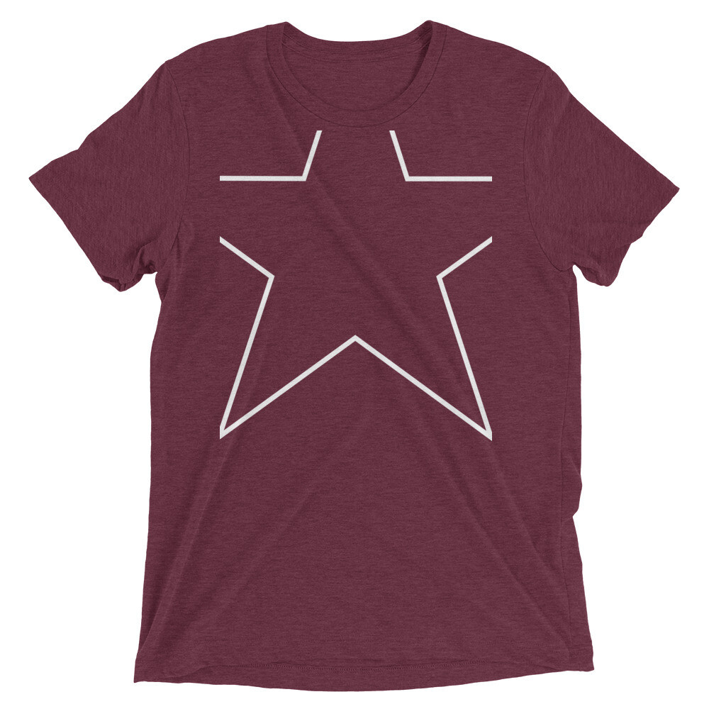 Clipped Star Unisex Tri-Blend T-Shirt