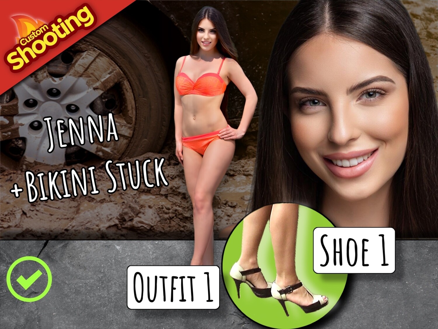 Jenna - Custom Stuck Shooting
