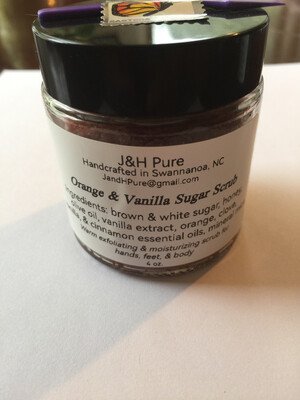 Orange Vanilla Sugar Scrub