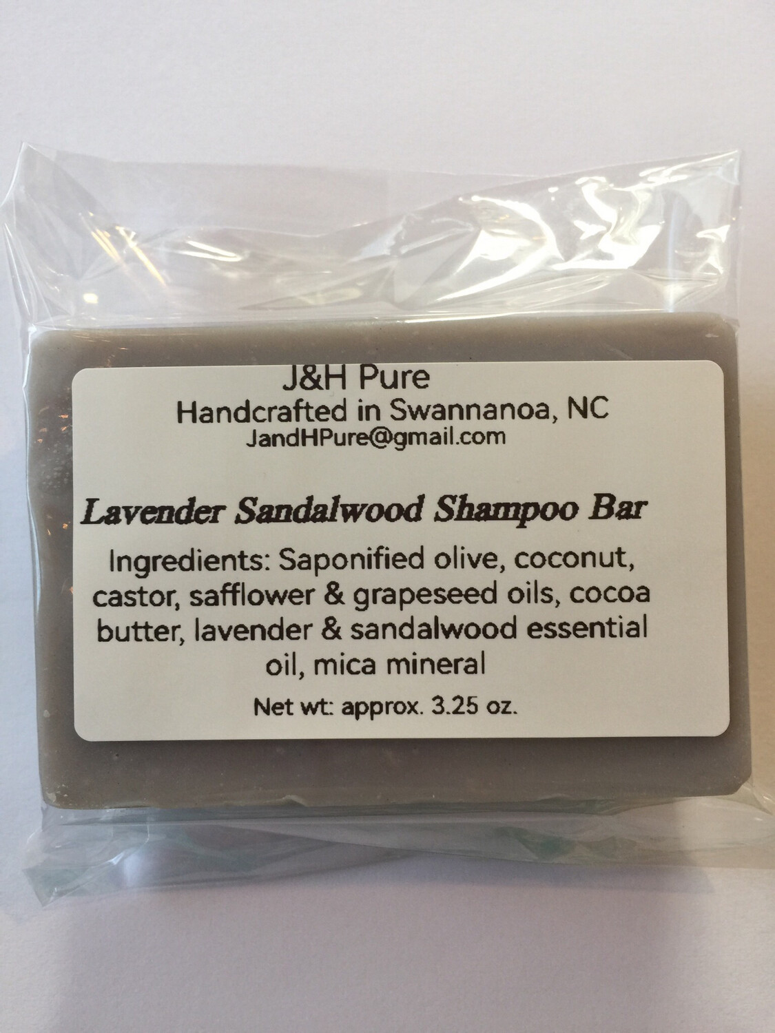 Lavender Sandalwood Shampoo Bar