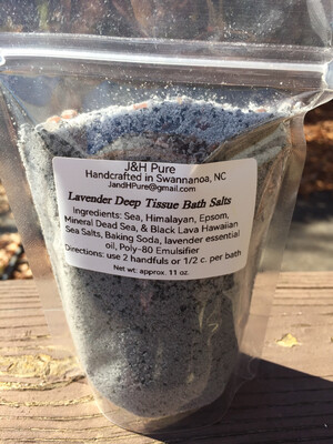 Lavender Deep Tissue Bath Salt Blend (11 Oz.)