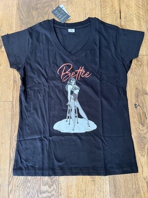 T-Shirt Bettie Black- PinRock Shop