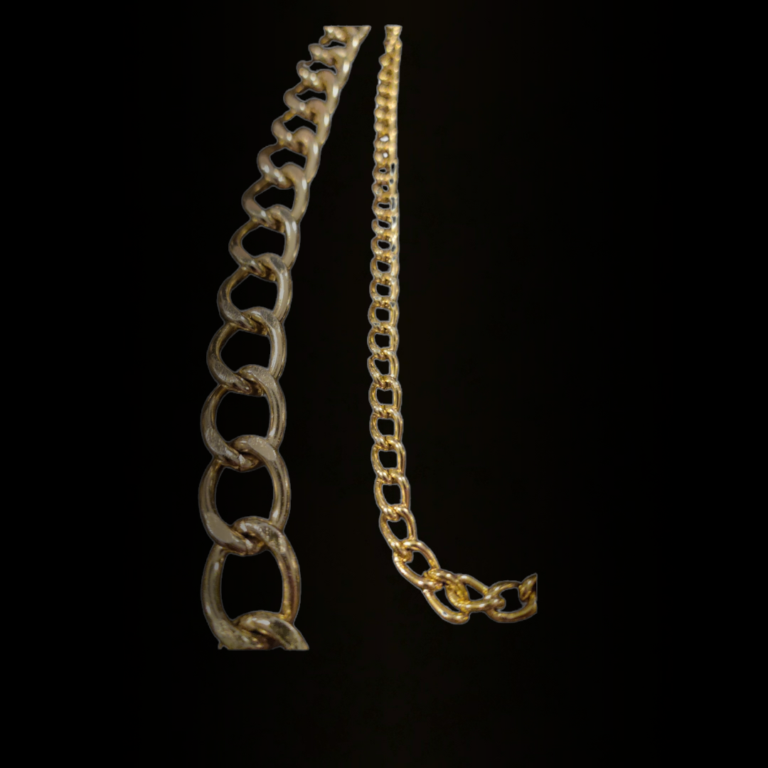 Double Gold Chain With Japanese Lobster Claw