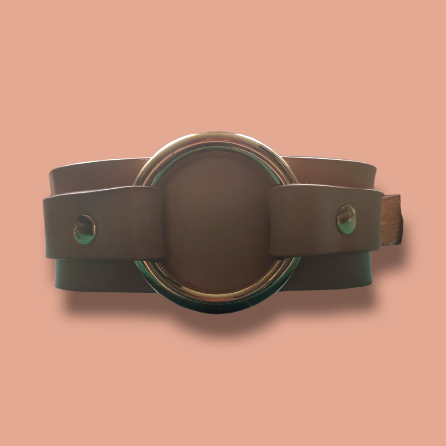 Vegetable tanned Collar