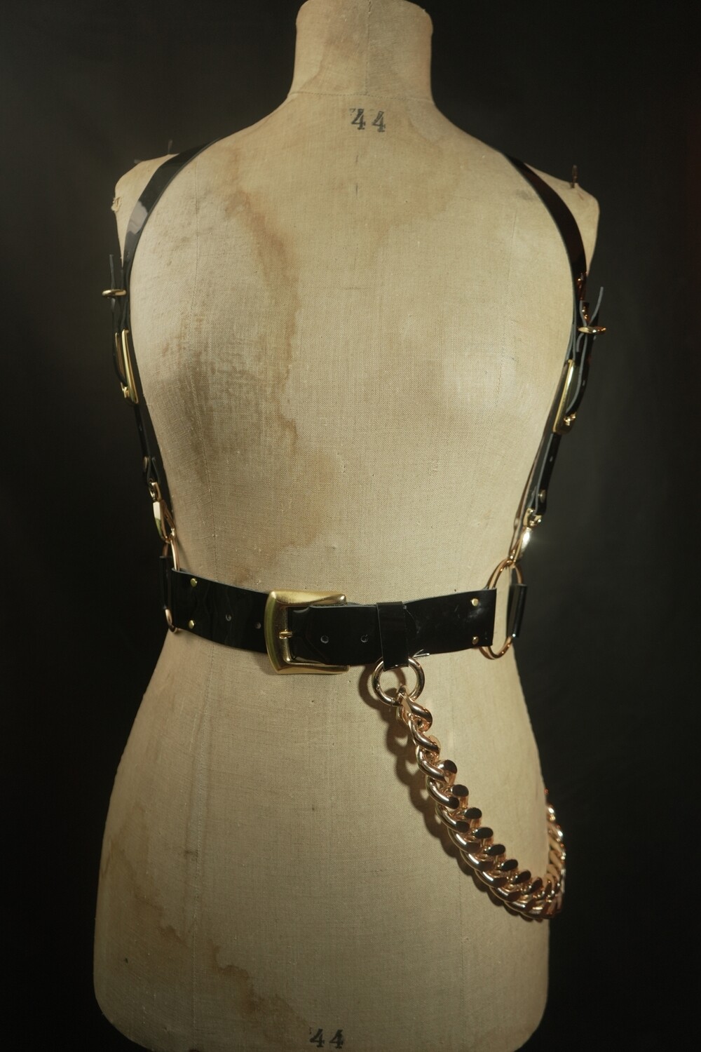 Henry patent leather (gold)