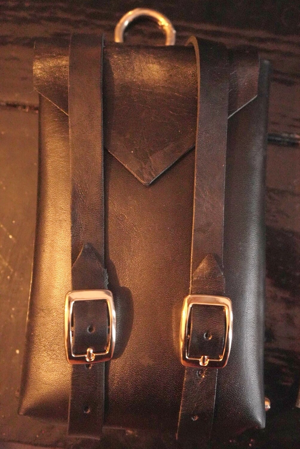 Clip on Harness Bag (Veg tanned hard leather)