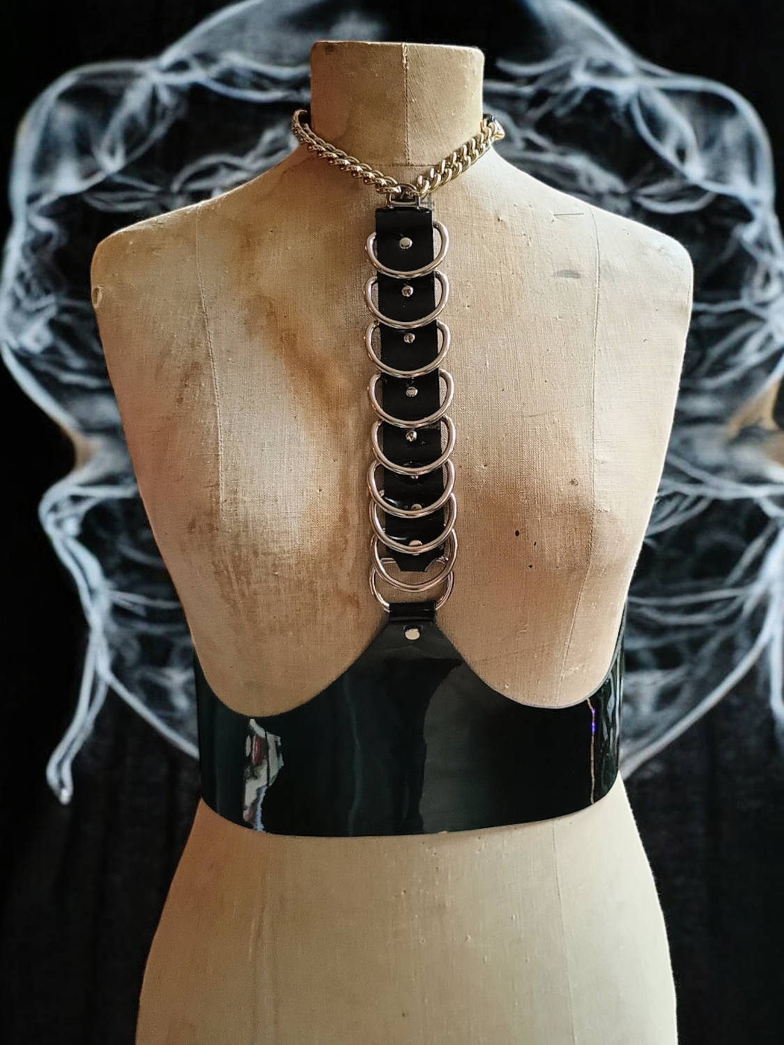 Demons spine insert with chain necklace 