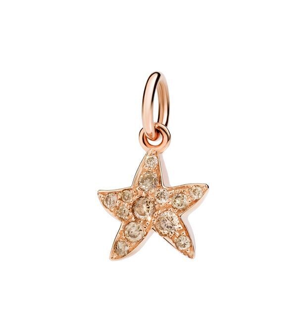 STELLINA ORO ROSA E BRILLANTI BROWN STELLINA ORO ROSA E BRILLANTI BROWN