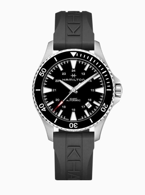HAMILTON - KHAKI NAVY SCUBA FULL BLACK CAUCCIU' AUTO