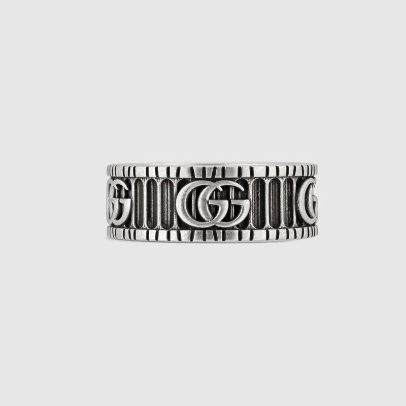 GUCCI - ANELLO CON DOPPIA GG MARMONT GUCCI - ANELLO CON DOPPIA GG MARMONT