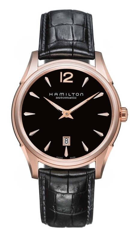HAMILTON - JAZZMASTER SLIM AUTO ROSE GOLD PVD H38645735