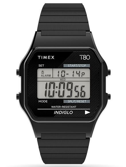 TIMEX T 80 QUARTZ 34 MM NERO TW2R67000U8
